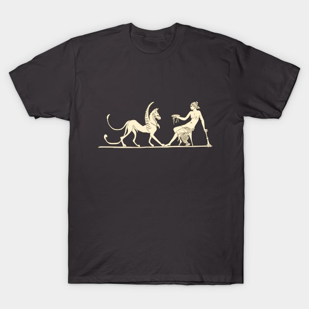 Maiden and the Griffin_12 T-Shirt by Mosaicblues